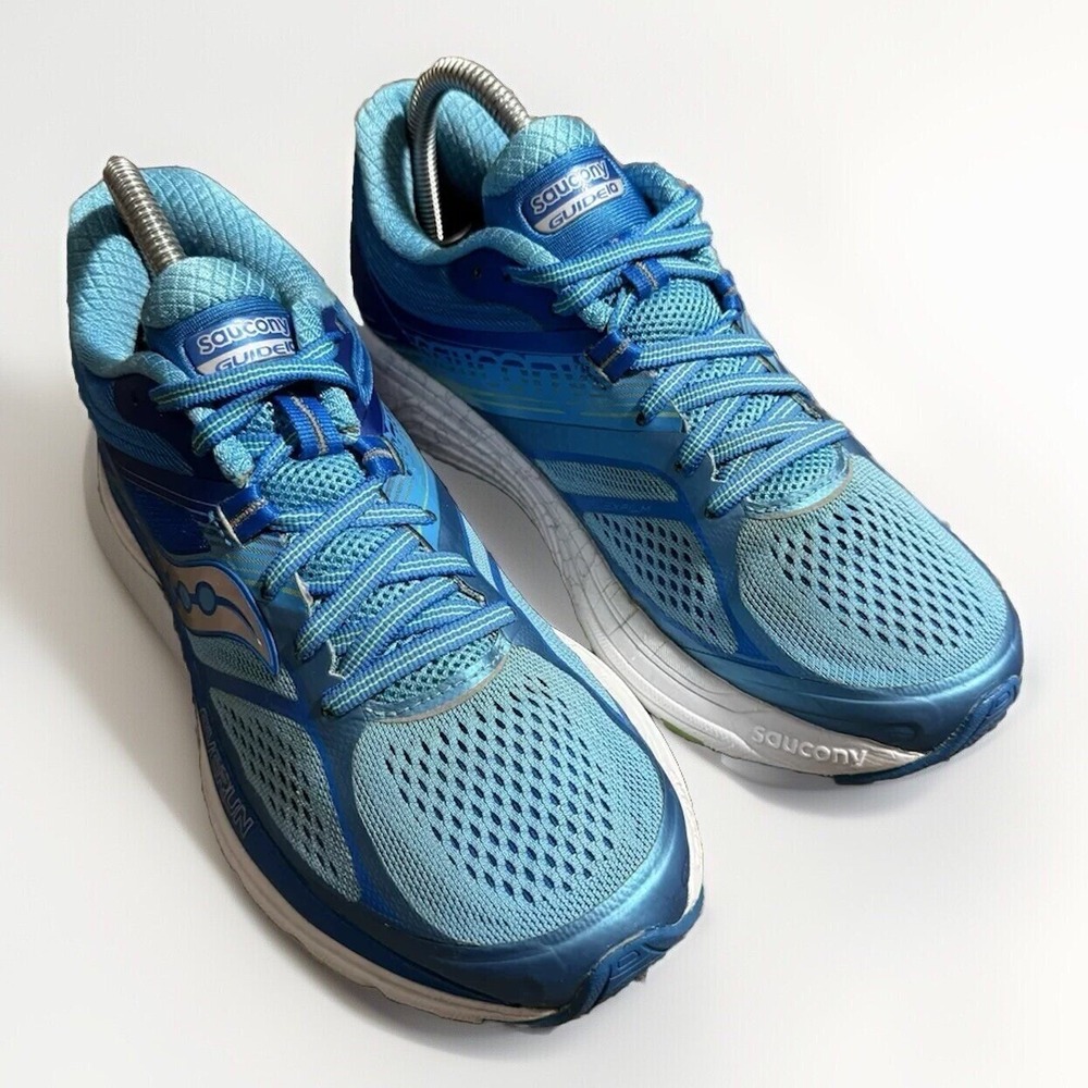 Saucony Guide 10 Running Shoes Women 8.5 Blue S10350-1 EVERUN Athletic Sneakers